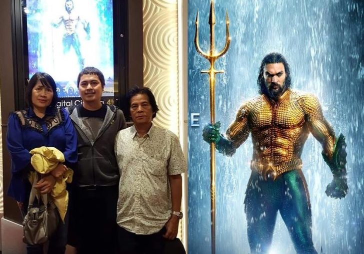 หนุ่มไทยทำเบื้องหลังซีจี Aquaman พาพ่อแม่ดูในโรง  