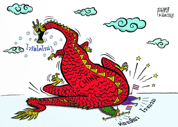 การ์ตูนขุนพล : CHINA-ไวรัสโคโรน่า