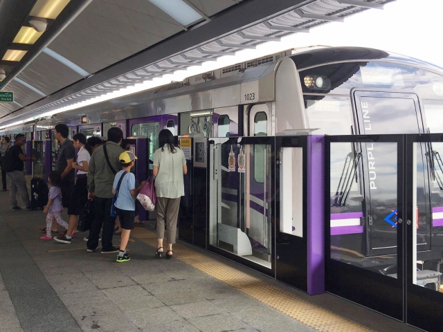 BEM แจกหน้ากากผ้าฟรี 1 ล้านชิ้น ผู้โดยสาร "รถไฟฟ้าMRT-สีม่วง" ถึงส.ค.นี้ - ประชาชาติธุรกิจ