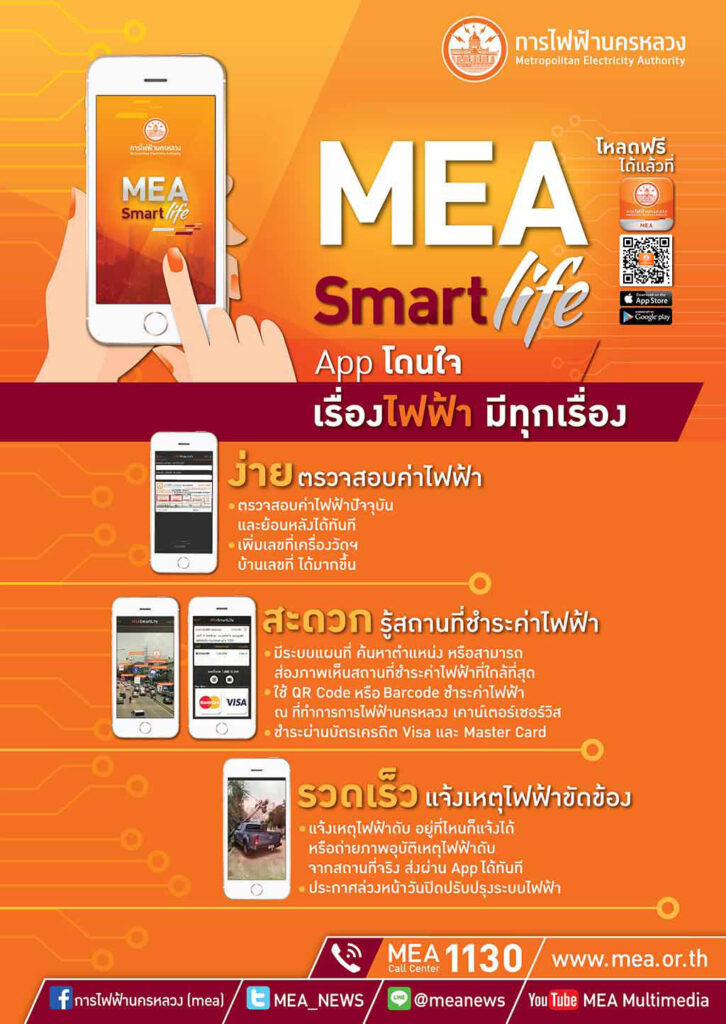 เปิดวิธีเช็กค่าไฟฟ้า หน่วยการใช้ไฟฟ้า ผู้ใช้ไฟฟ้า Mea-Pea ทำอย่างไร ?