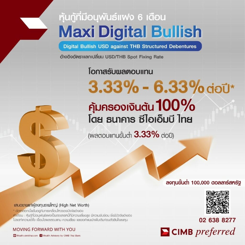 กนง มติเอกฉันท์ ขึ้นดอกเบี้ยนโยบายแตะระดับสูงสุดในรอบ 8 ปี ที่ 2 Cimb