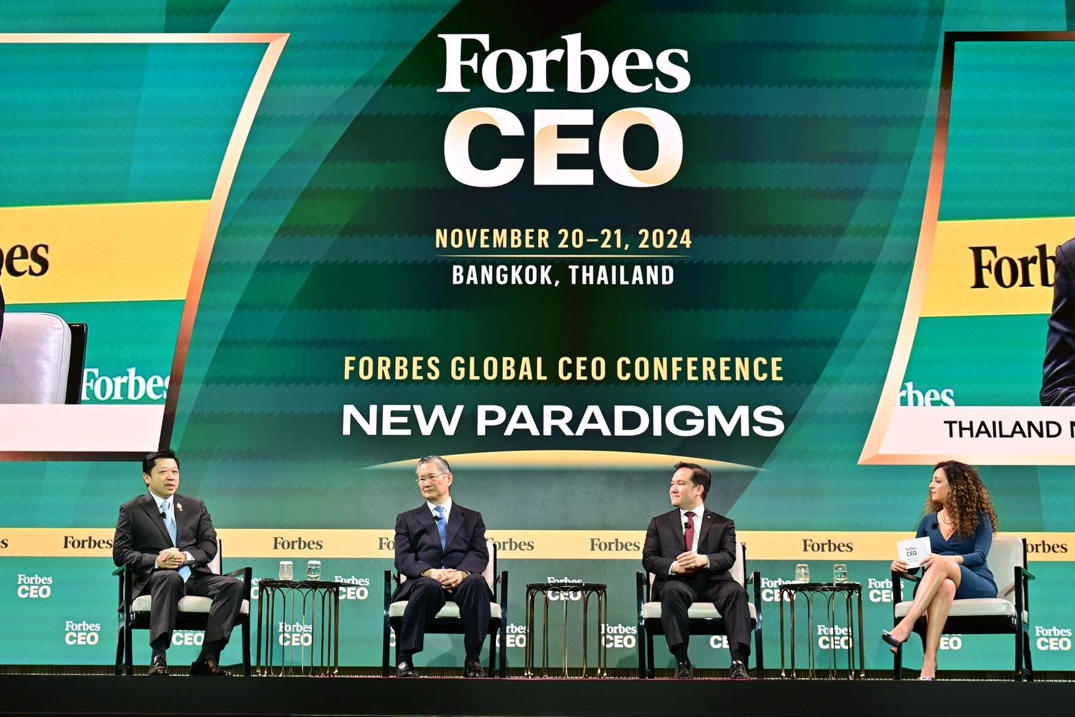 'ธนินท์-สุภกิต-ศุภชัย' ร่วมงาน Forbes Global CEO Conference 2024