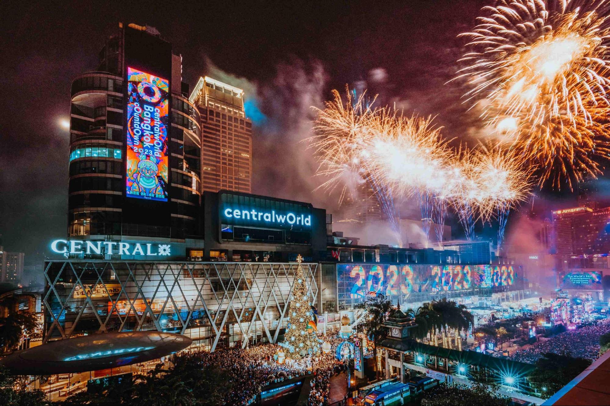 เตรียมความพร้อม centralwOrld Bangkok Countdown 2025